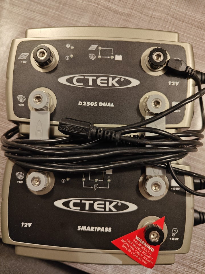 CTEK D250S Dual I sæt med...