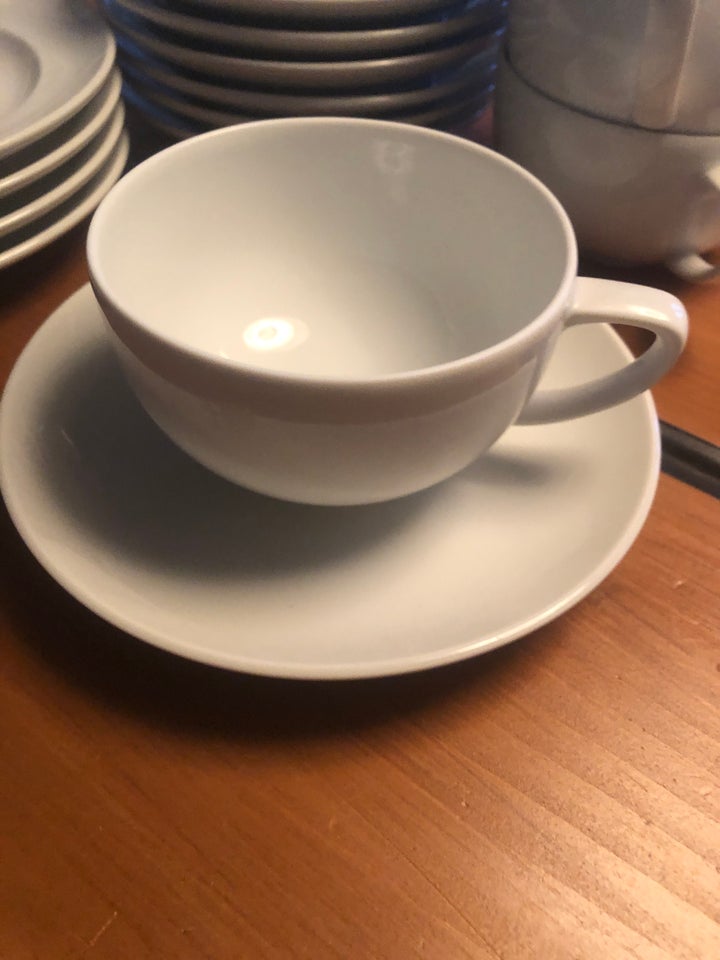 Porcelæn Kaffekop kagetallerken