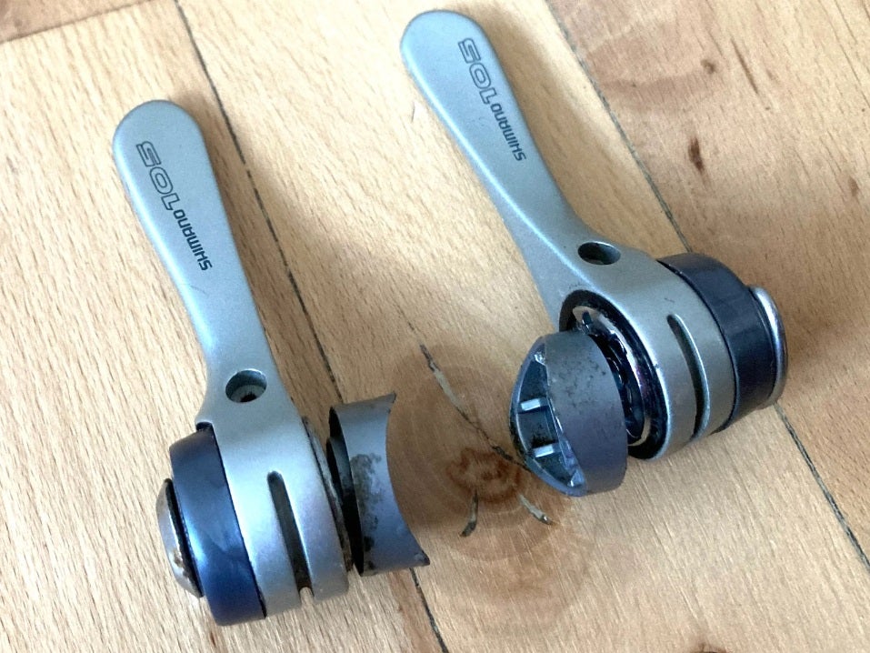 Gear, Shimano 105 skifter skrårør