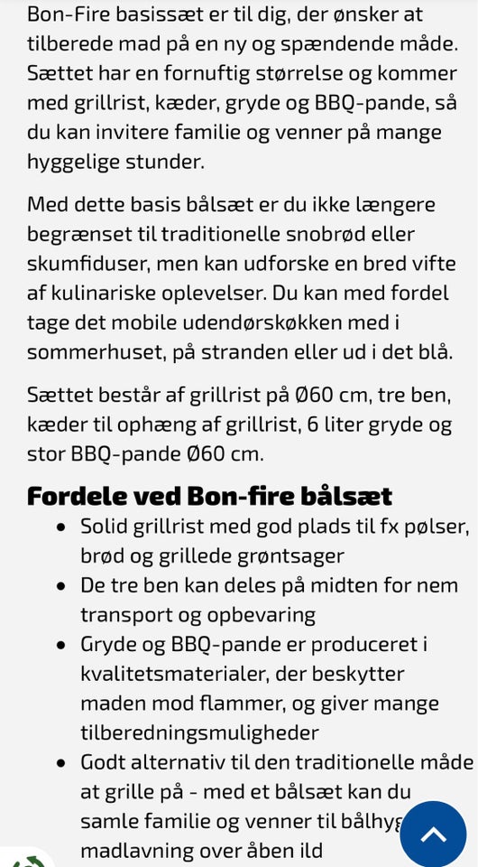 Bålsted Bon-fire