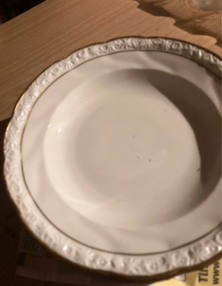 Porcelæn, Tallerkner, Edelweis