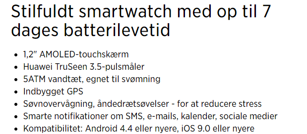 Smartwatch, Huawei