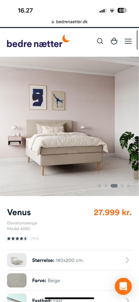 Elevationsseng Venus b: 140 l: