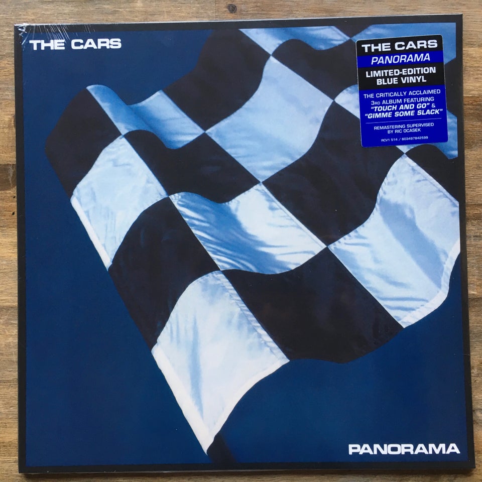 LP, The Cars, Panorama (BLÅ VINYL)