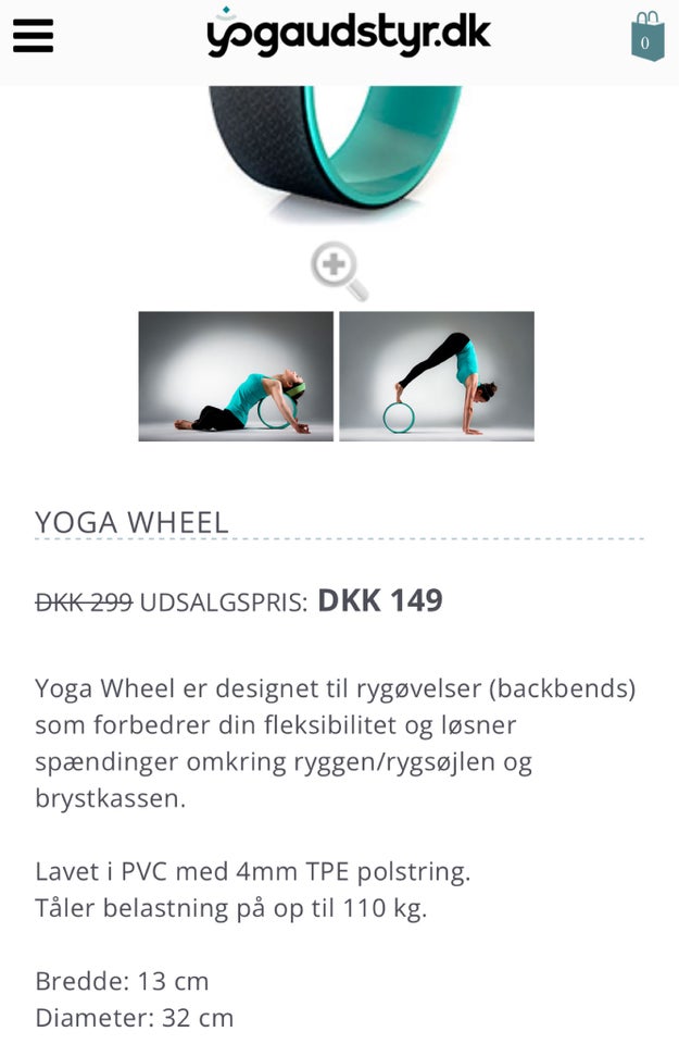 Yogaudstyr, Yogahjul, yoga whell