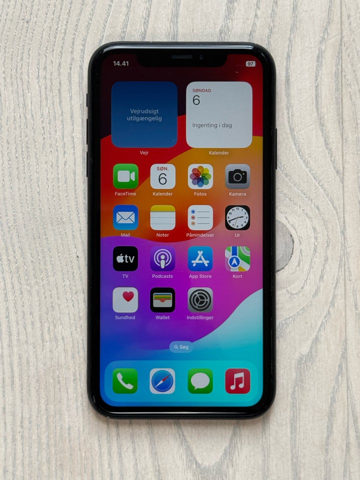 iPhone XR, 64 GB, sort