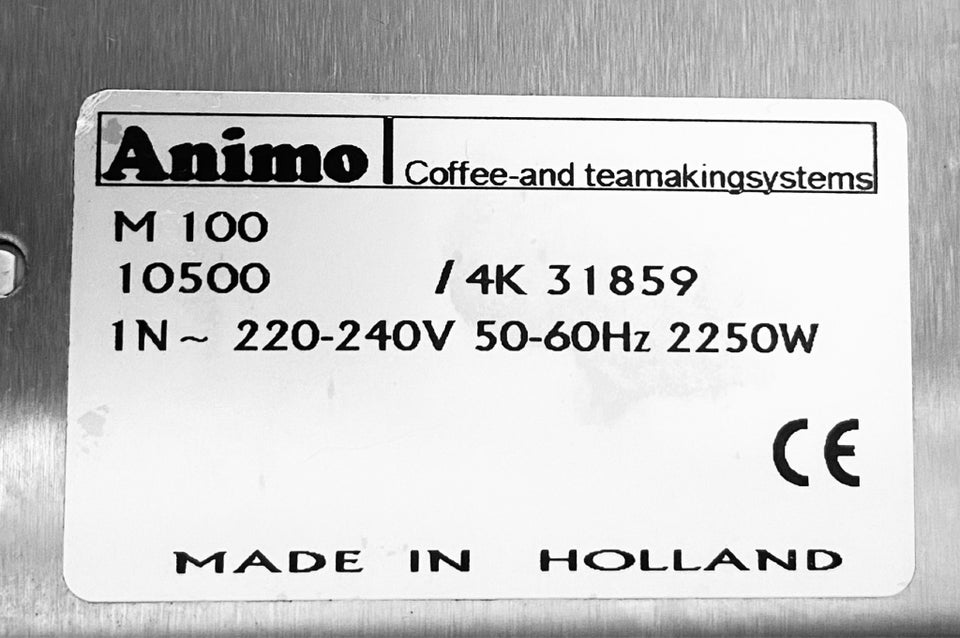 Kaffemaskine Animo M 100