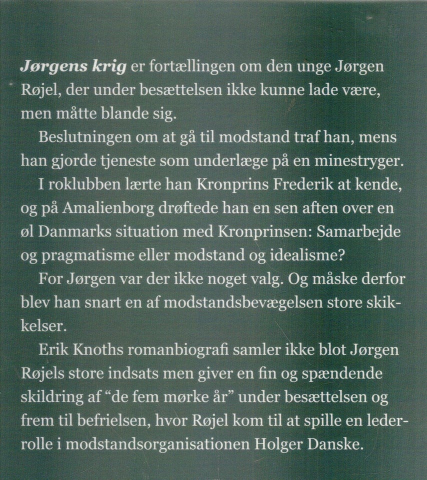 Jørgens krig, Af Erik Knoth, genre: