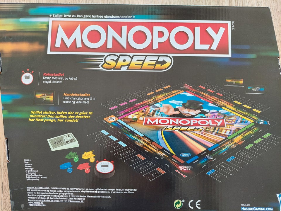 Monopoly speed, Familiespil,