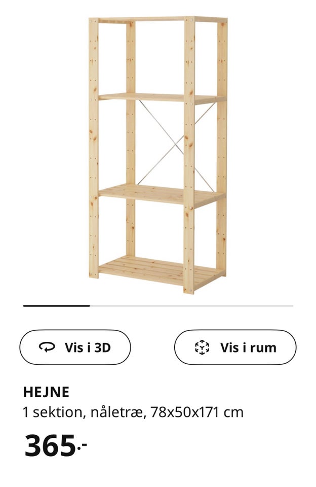 Stigereol, Ikea, b: 78 d: 50 h: 171