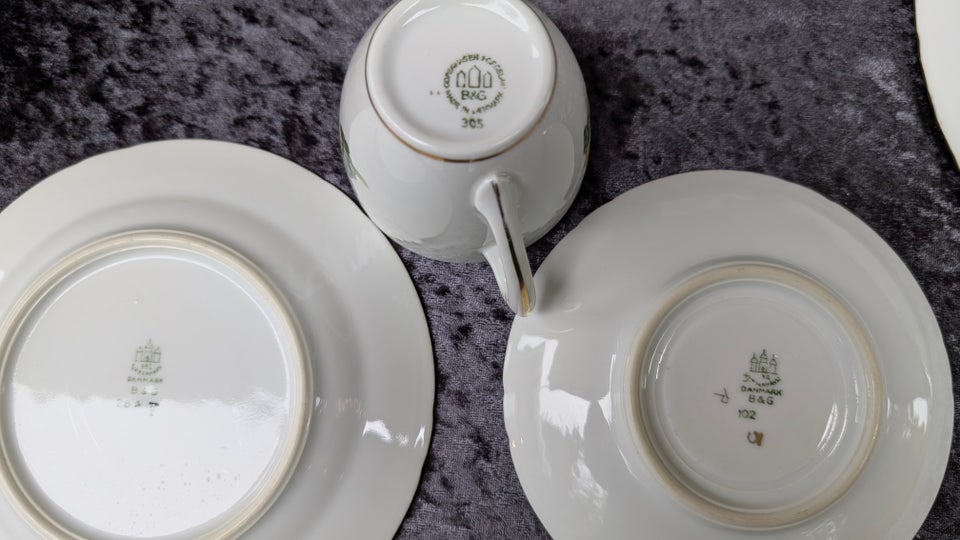 Porcelæn, Kaffestel, Bing og