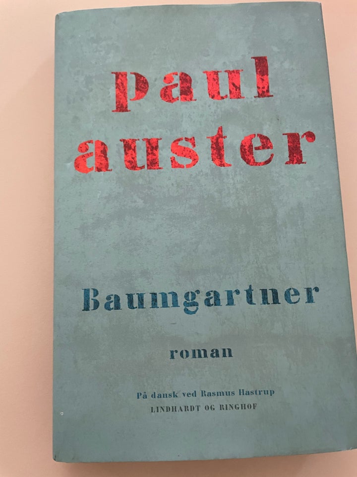 Baumgartner, Paul auster, genre: