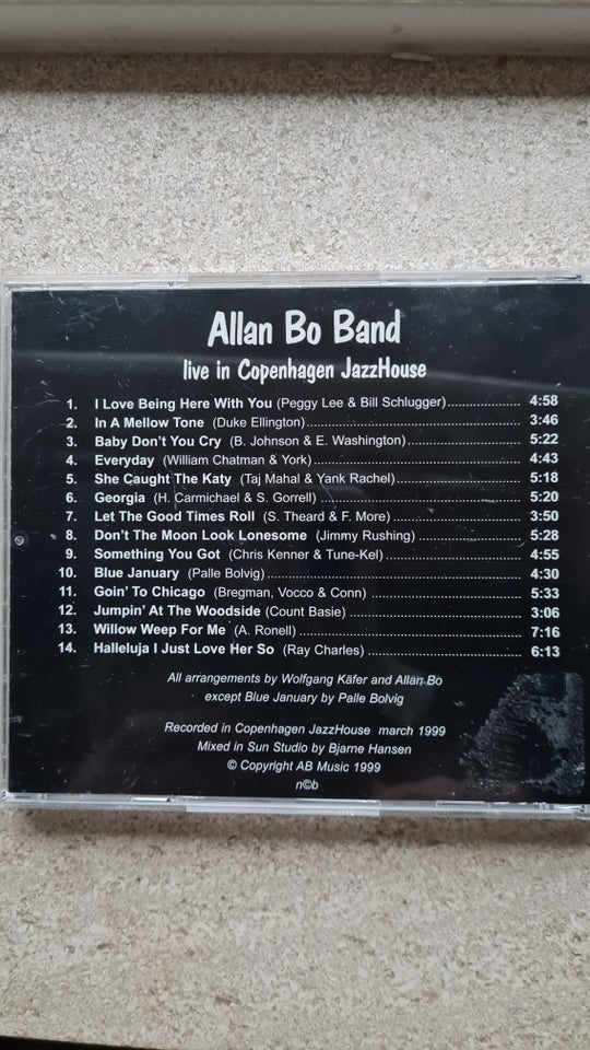 ALLAN BO BAND: .LIVE IN COPENHAGEN