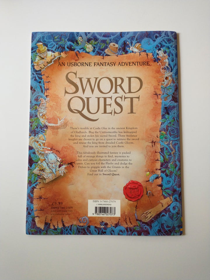 Sword Quest, Andy Dixon, genre: