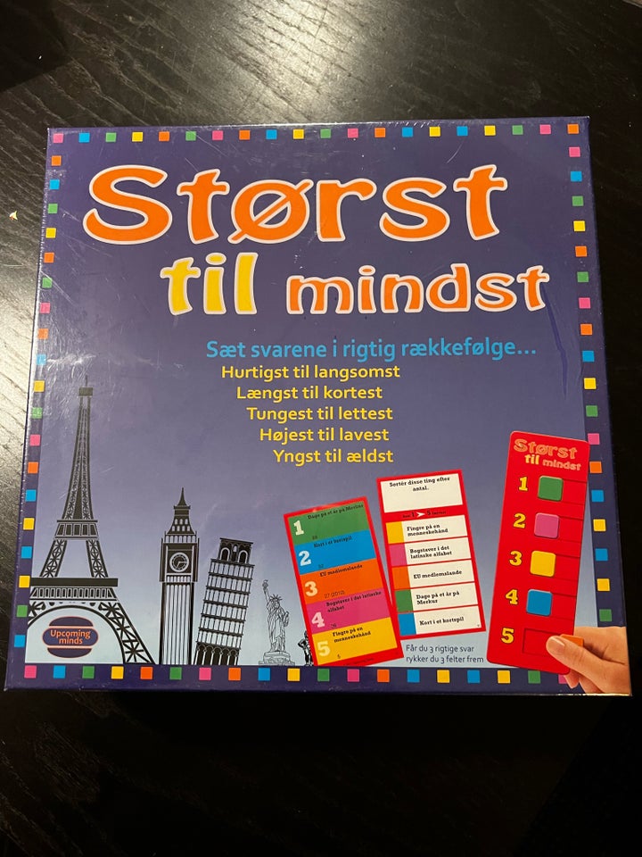 Størst til mindst m.m.,