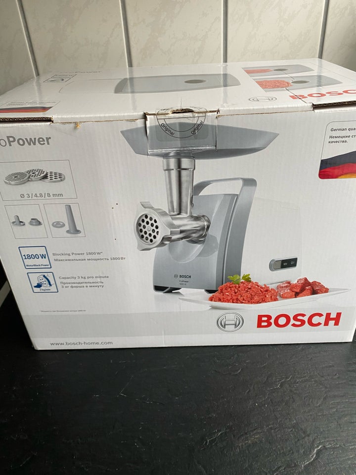 Elektrisk kødhakker, Bosch