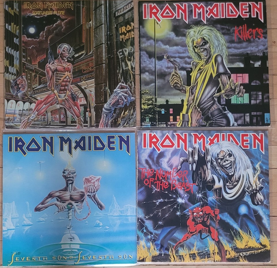 LP, Iron Maiden, 6 stks