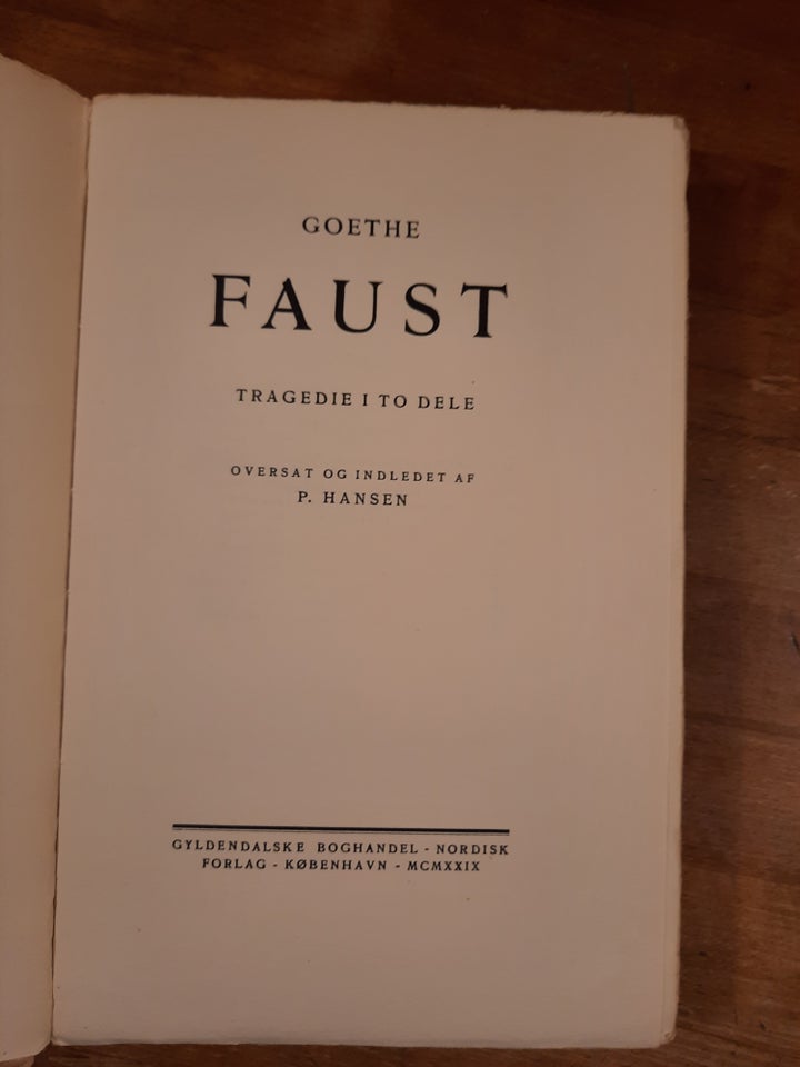 FAUST - En tragedie i to dele (1929),