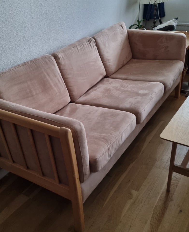 Sofa, velour, 3 pers.