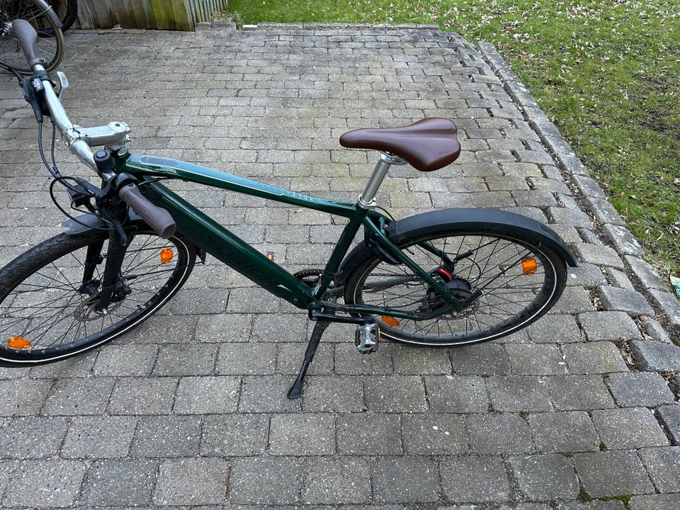 Grøn elcykel til salg