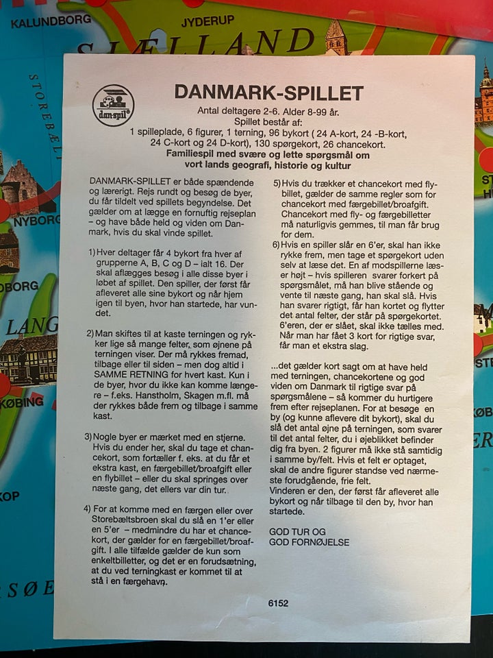 Danmarksspillet, Familie spil,