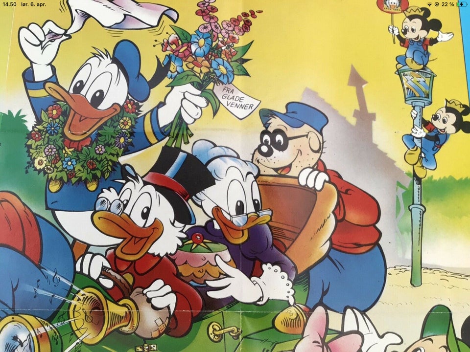 Dobbelt Disney plakat fra 1984 b: