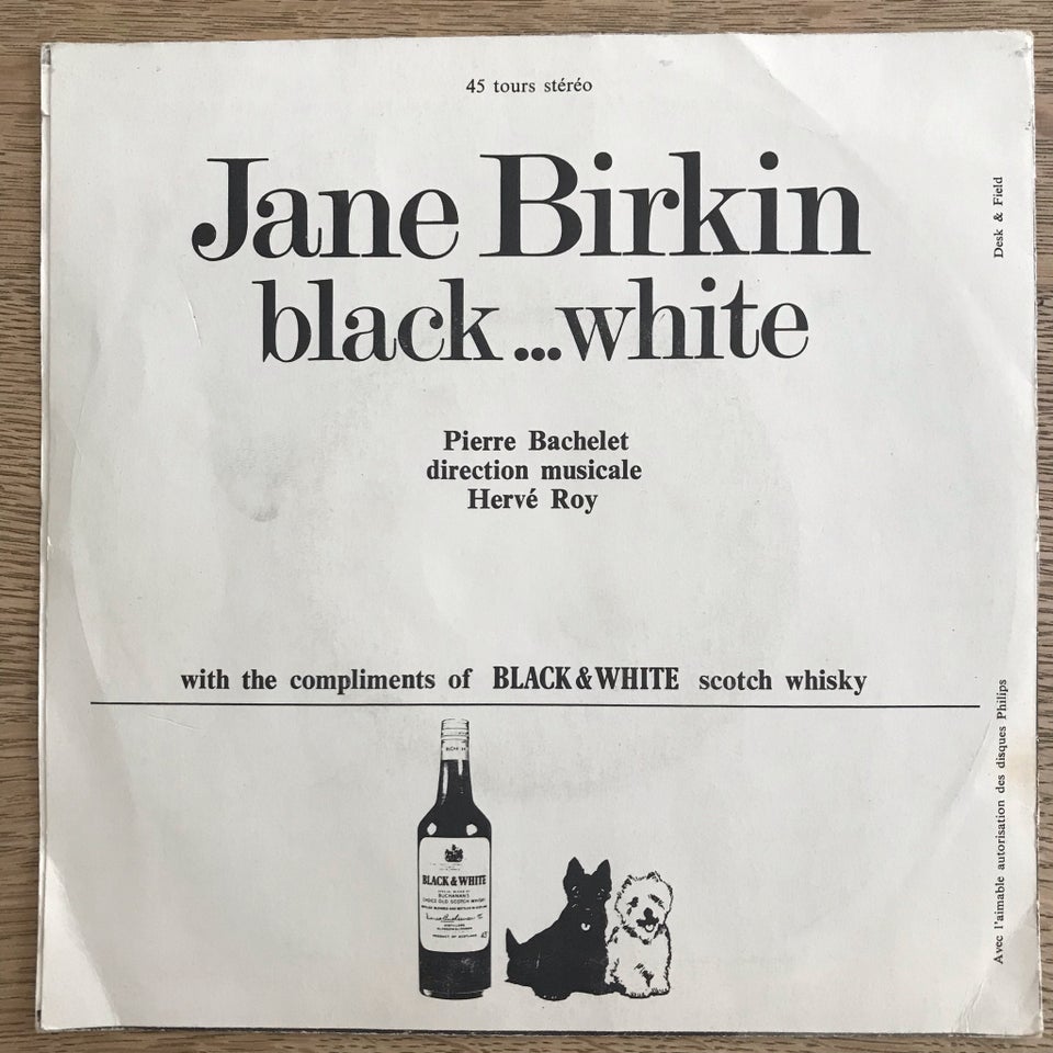 Single Jane Birkin Black…White