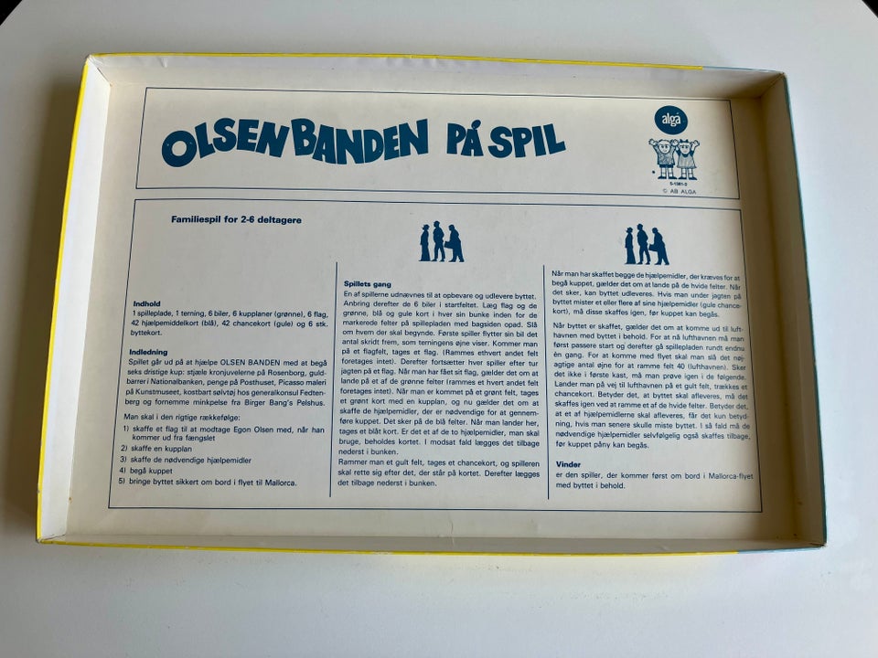 Olsen Banden På Spil brætspil