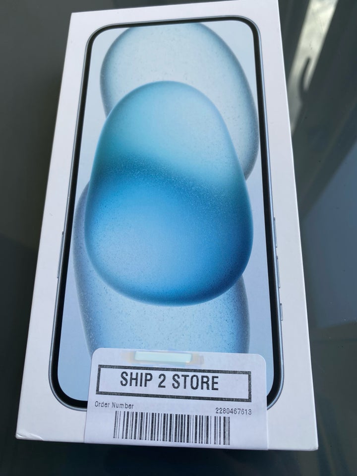 iPhone 15 Plus, 128 GB, blå