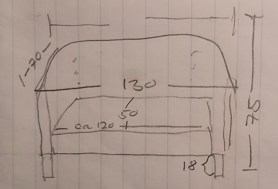 Sofa, andet materiale, 2 pers.