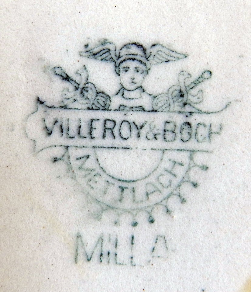 Dyb tallerken, Porcelæn, 120 år gl.