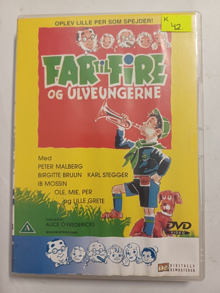 Far til fire og ulveungerne DVD