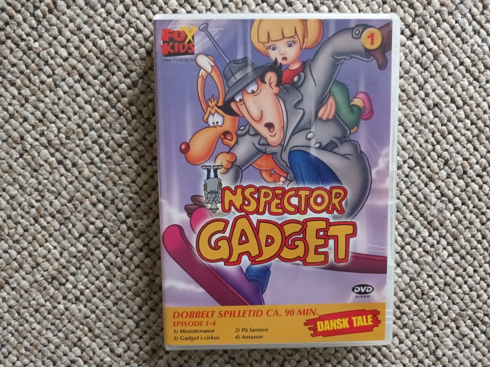 Inspector Gadget, DVD, tegnefilm