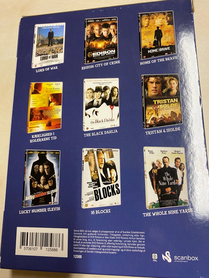 9 film Aktion/ Drama DVD action