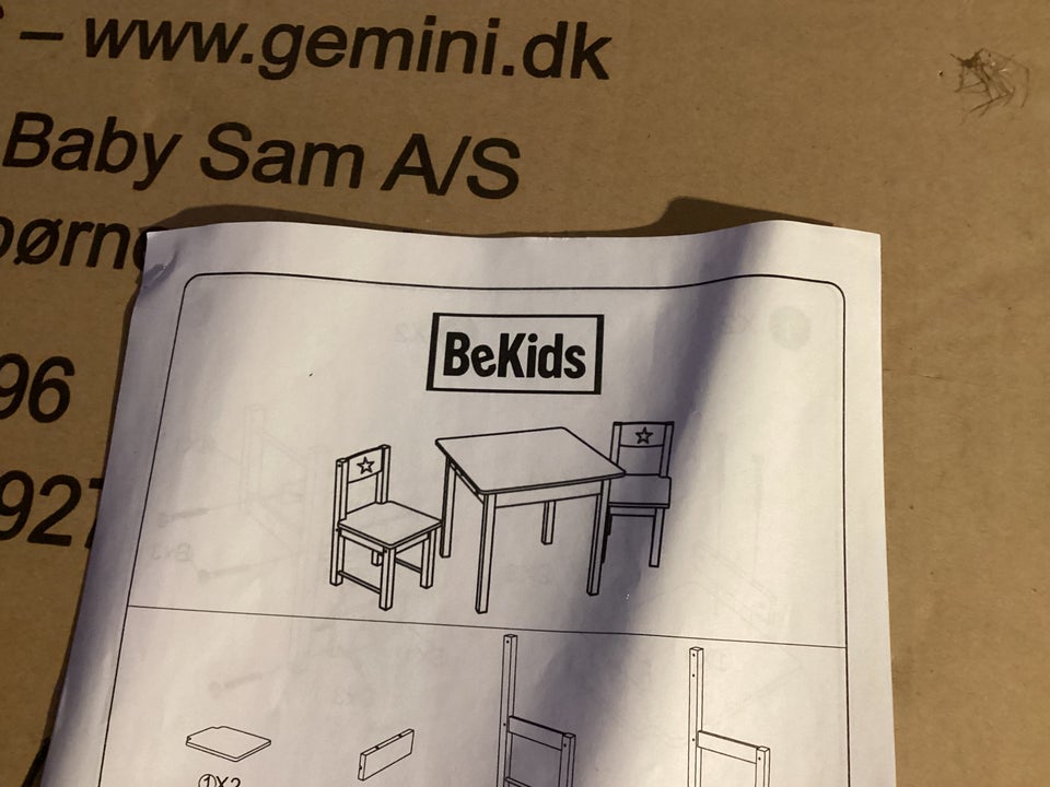 Bord/stolesæt, BeKids