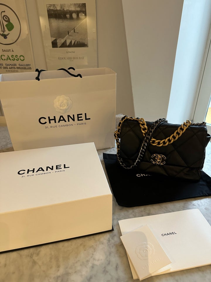 Crossbody, Chanel, lammeskind