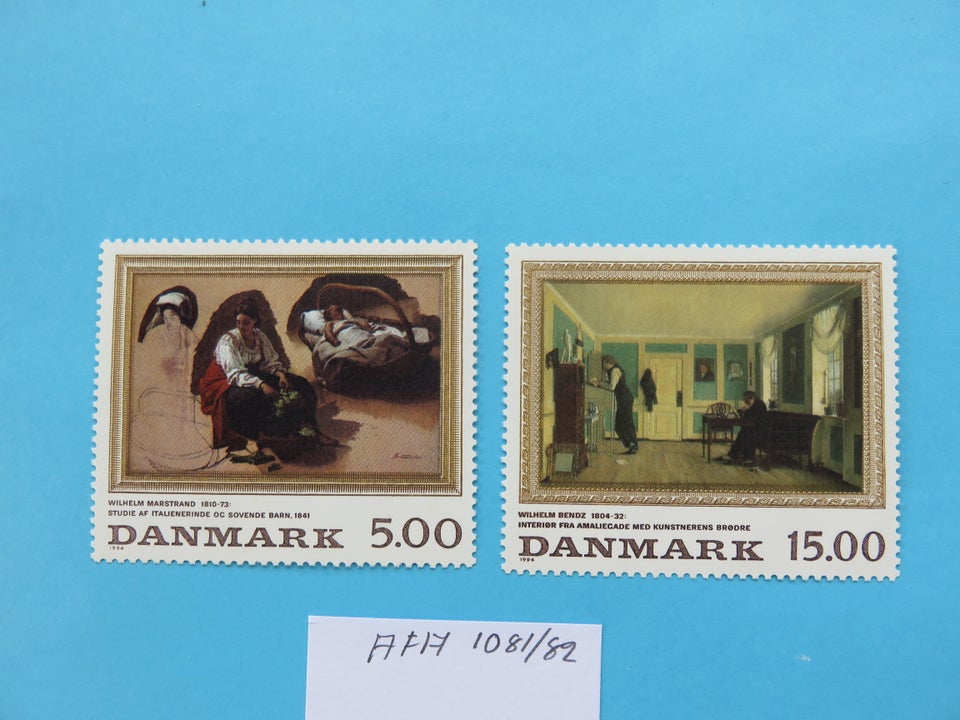 Danmark, postfrisk, AFA 1081/82