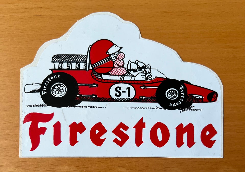 Klistermærker, Firestone