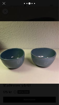 Keramik 2 Keltum skåle Keltum