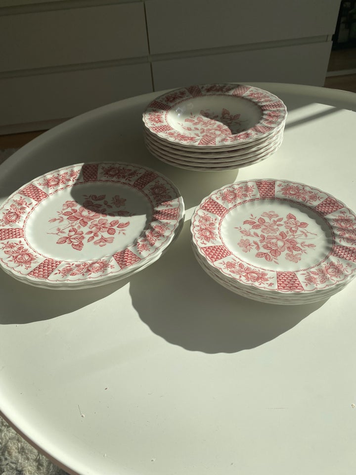 Porcelæn Tallerken Engelsk