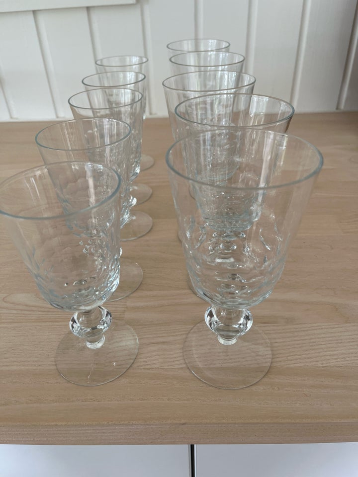 Glas Hvid og rødvinsglas