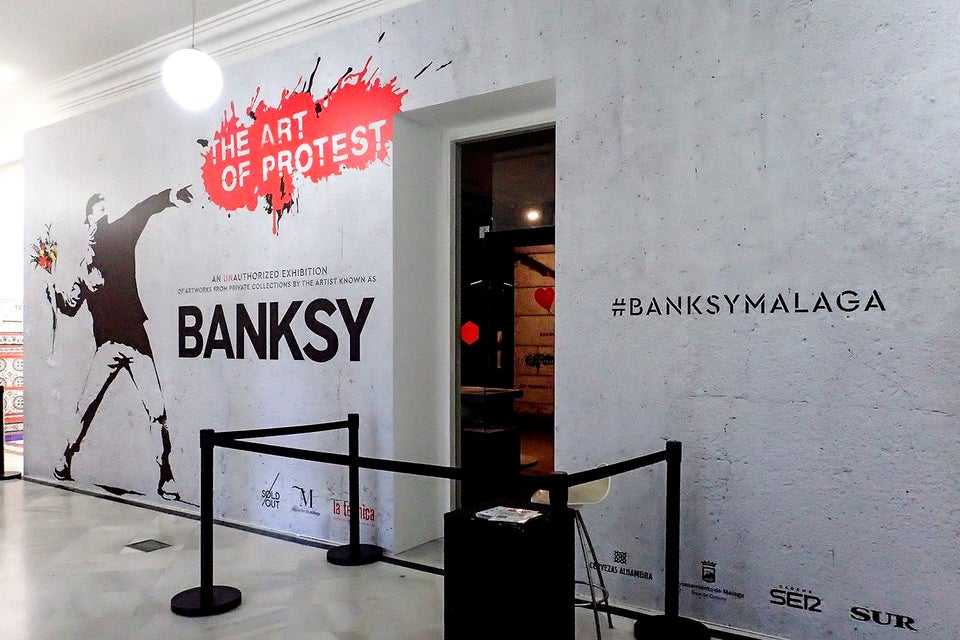 Plakat Banksy motiv: ART PROTEST