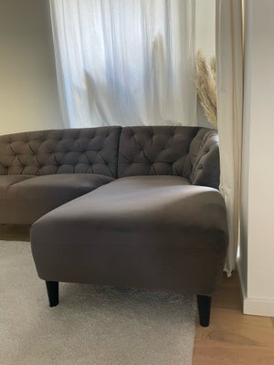 Chaiselong velour Ria sofa