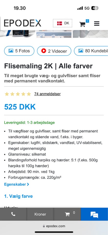 EPODEX FLISEMALING 2K og