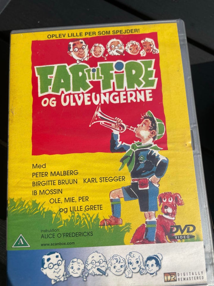 Far til fire og ulveungerne DVD