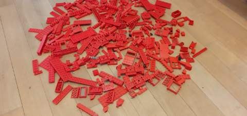 Lego blandet LEGO 300 stk røde