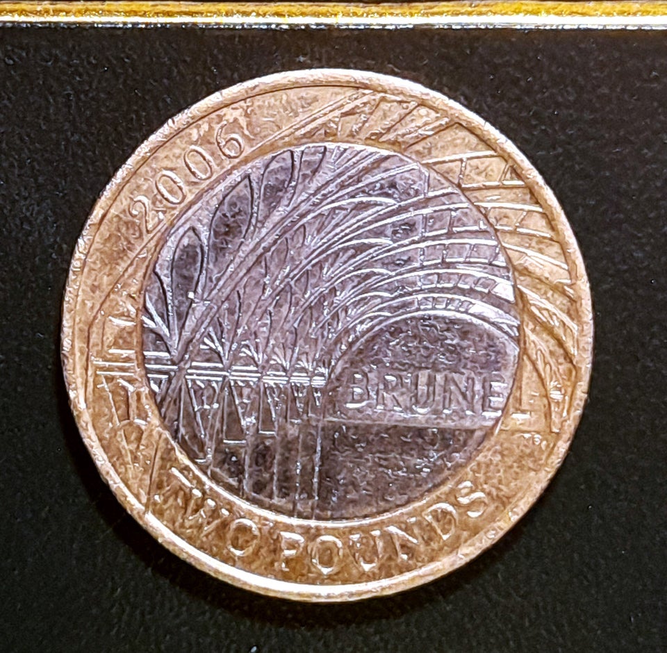 Vesteuropa mønter 2 x £200GBP