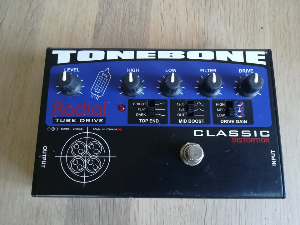 Distortion pedal Radial Tonebone