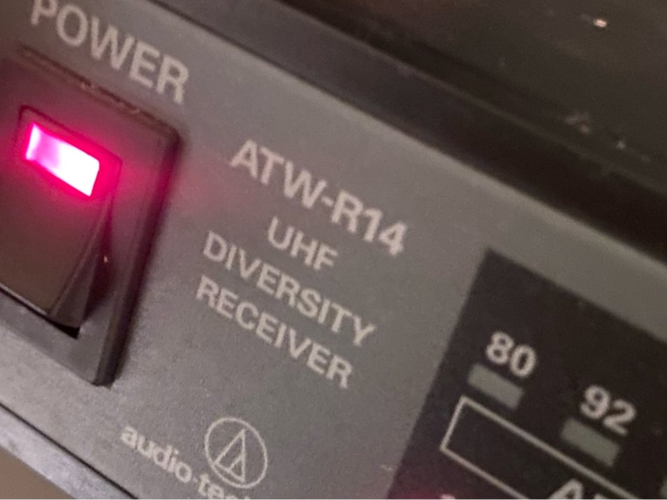 Audio Technica ATW-R14 UHF D, Audio