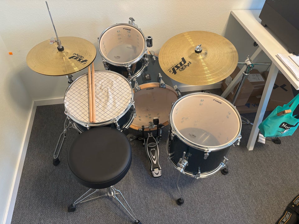 Trommesæt, Sonor, Paiste +